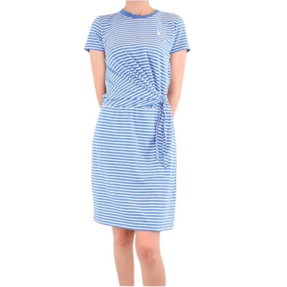 Polo Ralph Lauren Dress, Women's Regular Fit,Side Tie , Short Sleeve Size Large - Picture 1 of 7